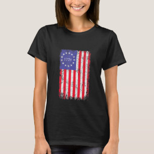 Camiseta Vintage Old American Flag Patriótico 1776 Nós Somo