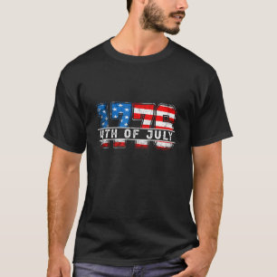Camiseta Vintage Old American Flag Patriótico 1776 Nós Somo