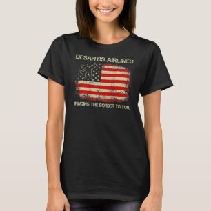 Camiseta Vintage Old De Santis Airlines Memória Política En
