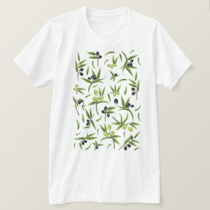 Camiseta Vintage Olive Pattern