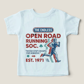 Camiseta Vintage Open Road Running Club Retro Runn
