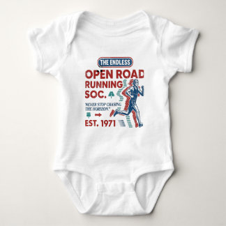 Camiseta Vintage Open Road Running Club Retro Runn