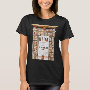 Camiseta Vintage Opera Music, Aida egípcia de Verdi