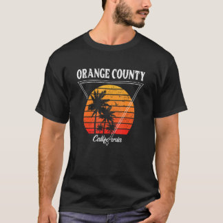 Camiseta Vintage Orange County California Palm Trees CA Ret