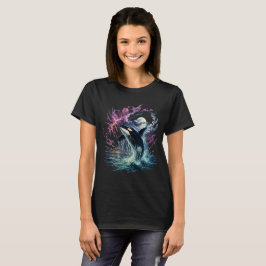 Camiseta Vintage Orca Moon Lightning