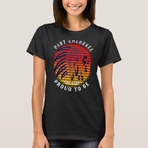 Camiseta Vintage Orgulha-Se De Ser Parte Indiana Cherokee