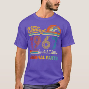 Camiseta Vintage Original Parts 1967 Men Women 55 Year