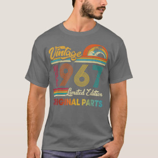 Camiseta Vintage Original Parts 1967 Men Women 55 Year