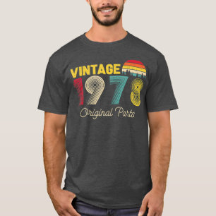 Camiseta Vintage Original Parts 1978 Legal Men and Women