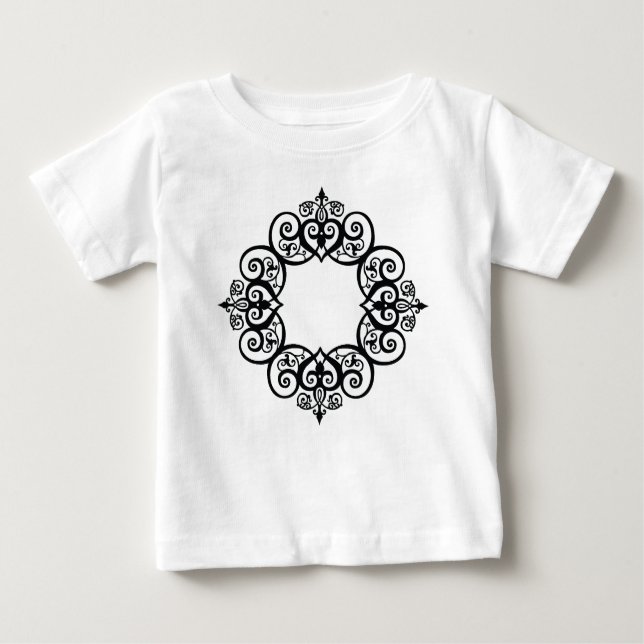 Camiseta Vintage Ornamental Frame (Frente)