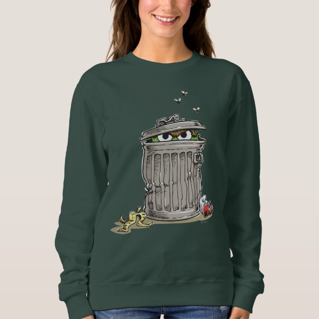 Camiseta Vintage Oscar em Lixo (Frente)