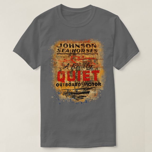 Camiseta Vintage Outboard Motors (Frente do Design)