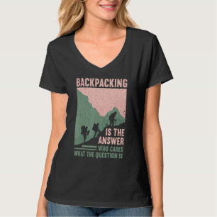 Camiseta Vintage Outdoor Camping Backpacking