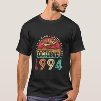 Camiseta Vintage outubro 1994 30 Birthday Funny Men B