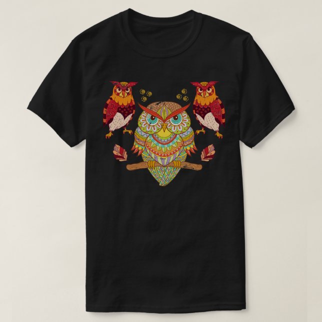 Camiseta Vintage Owl2 (Frente do Design)