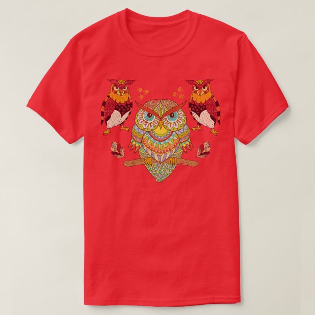 Camiseta Vintage Owl 2 (Frente do Design)