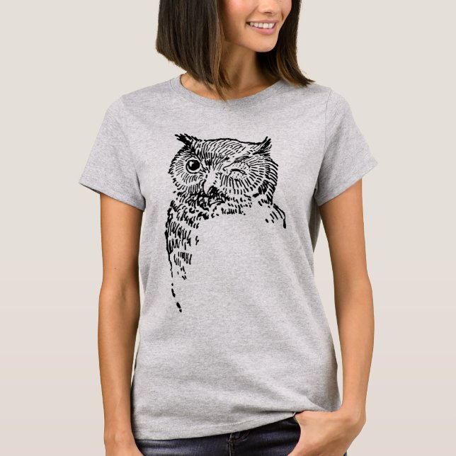 Camiseta Vintage Owl Birds (Frente)