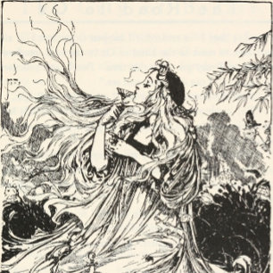 Camiseta Vintage Oz Art Nouveau Deusa "Polocromo"