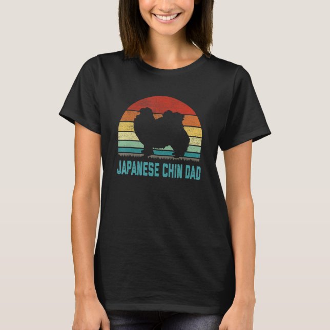 Camiseta Vintage - Pai japonês do queixo (Frente)