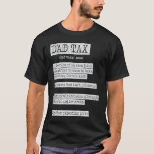 Camiseta Vintage Pai Tax Definition Men Dia de os pais 9