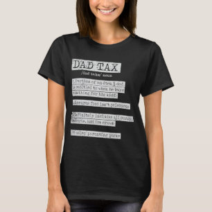Camiseta Vintage Pai Tax Definition Men Dia de os pais 9