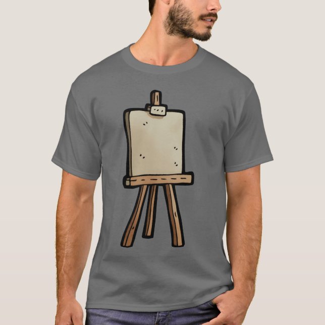 Camiseta Vintage Paint Easel gift (Frente)