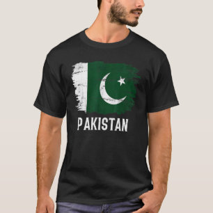 Camiseta Vintage Pakistan Flag For PAKISTANI