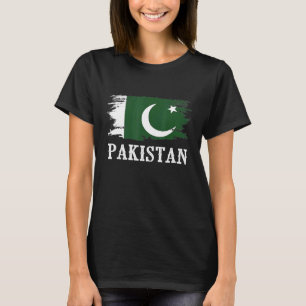 Camiseta Vintage Pakistan Flag I Love Pakistan