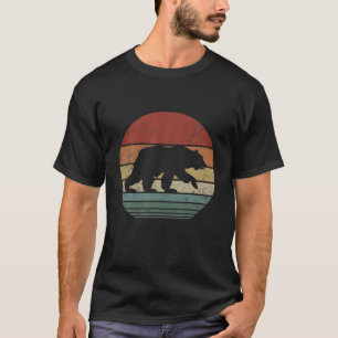 Camiseta Vintage Panda Bear Men Mulheres Crianças Animais