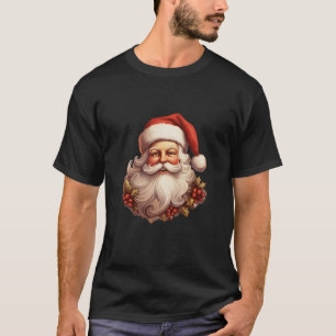 Camiseta Vintage Papai Noel Enfrenta Engraçado Natal Sant
