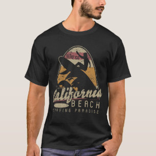 Camiseta Vintage Paraíso de Surf da Praia da Calif
