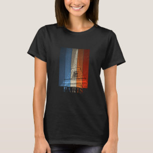 Camiseta Vintage Paris Eiffel Tower France Viagem