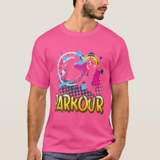 Camiseta Vintage Parkour Free Running Christmas Gift Kid