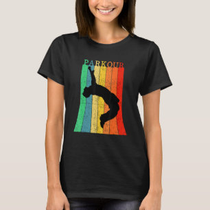 Camiseta Vintage Parkour Ninja City Free Running Pa