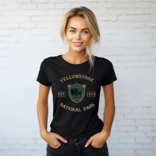 Camiseta Vintage Parque Nacional de Yellowstone