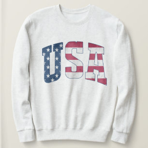 Camiseta Vintage Patriotic American Sweatshirt, Retro EUA