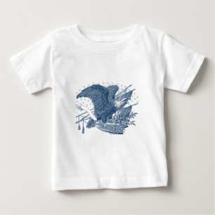 Camiseta Vintage Patriotic Screaming Eagle USA Flag Arrows