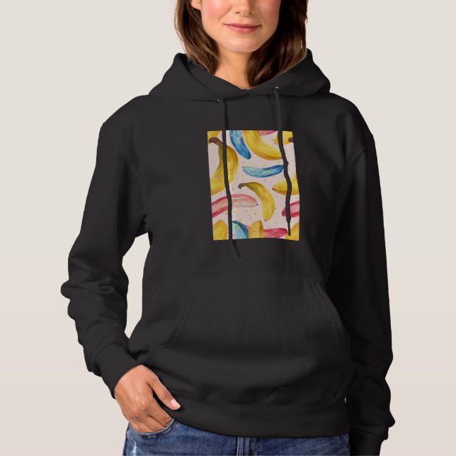 Camiseta Vintage Pattern Art Banana (Frente)