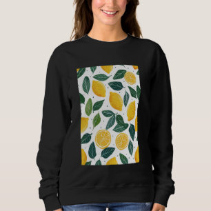 Camiseta Vintage Patterne Art Lemon Fruta Watercolor 2