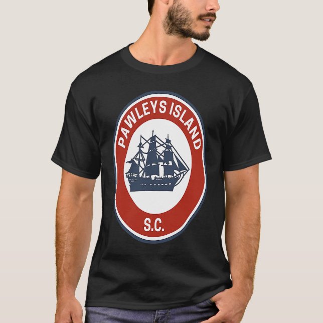 Camiseta Vintage Pawleys Island Carolina do Sul (Frente)