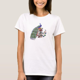 Camiseta Vintage Peacock na gaiola