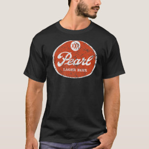 Camiseta Vintage Pearl Beer Family Texas 1883 Masculinos