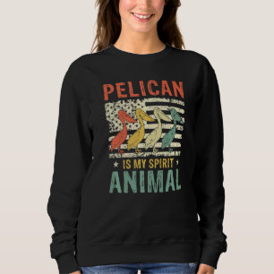 Camiseta Vintage Pelican Spirit Animal Retro Us American Fl