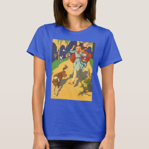 Camiseta Vintage Pequeno Cabelo Vermelho, Cachorro e Balões