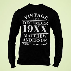 Camiseta Vintage personalizada envelhecida em perfeição