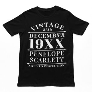 Camiseta Vintage personalizada envelhecida em perfeição
