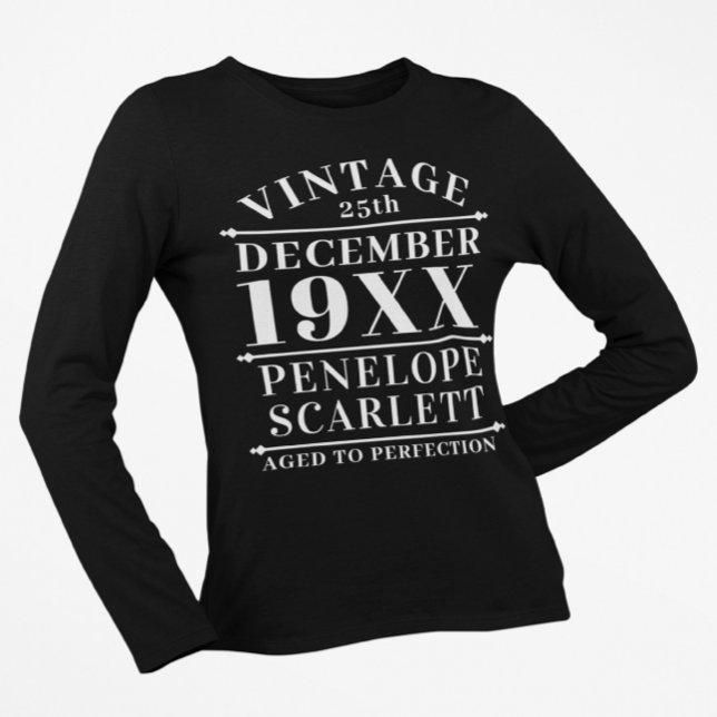 Camiseta Vintage personalizada envelhecida em perfeição (Criador carregado)