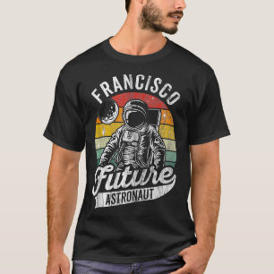 Camiseta Vintage Personalizado Francisco Future astronaut S