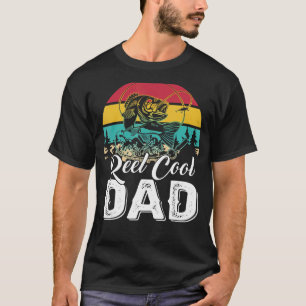 Camiseta Vintage Pesca Padre Kids Reel Pai Pescador Legal