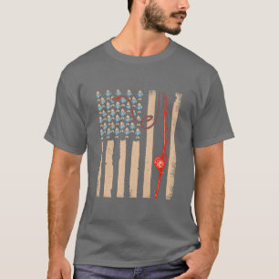 Camiseta Vintage Pesca Roupas Norte-Americanas Pesca De Ban